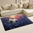 thumbnail image 2 of SKYSONIC Lightweight Soft Area Rugs Football with Flying Stone Floor Mat for Kids Playing Room Hardwood Floor Living Room Nursery Rugs, 60x39 in, 2 of 6
