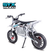 SYX MOTO KBE 500W 36V Electric Beginner Kids Mini Dirt Bike, Black/Grey