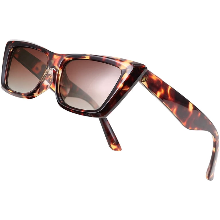 Polarized Narrow Square Cateye Sunglasses for Women Polarized Narrow Square Cateye Sunglasses for Women Retro  main image 4