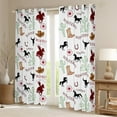 thumbnail image 2 of Homewish Western Cowboy Blackout Curtains Set of 2 (52x84 Each) for Adults Female Men,Botanical Cactus Window Curtains,Vintage Aesthetic Curtains and Drapes,Super Cozy Room Decor, 2 of 6