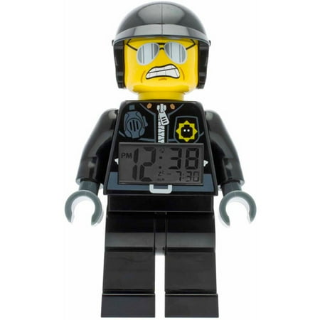 LEGO Movie Bad Cop Kids' Minifigure Moveable Alarm Clock