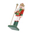 thumbnail image 1 of Walnut Puppet Ornament, Back Detailed Wooden Puppet Decoration 11.8in Height With Lever For Office, 1 of 8
