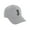 Light Grey, variant on 3D Vintage Custom Number Low Profile Adjustable Baseball Dad Hat Cap, Red Black, 12