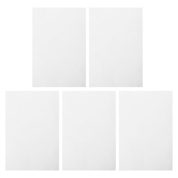 HOOWIFFY Velvet Jewelry Box Inserts 5 White Protective Lining Sheets for Organizing and Safeguarding Jewelry