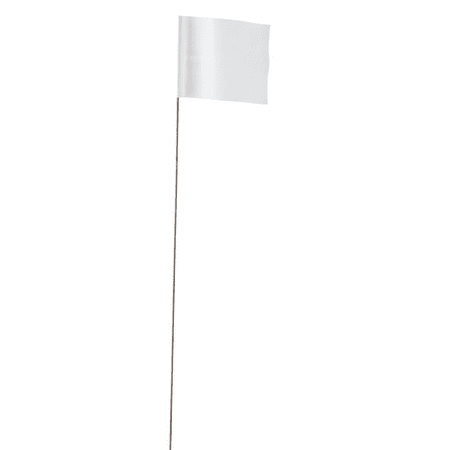 Milwaukee Tool 2.5 in. x 3.5 in. White Flag Stakes