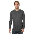 thumbnail image 1 of BlueGeneration Adult Value L/S Wicking Tee - Graphite 3 Extra Large Solid, 1 of 1
