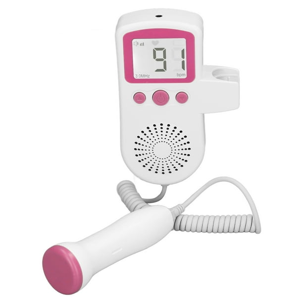 Monitor de latido del corazón del embarazo, Monitor de latido del corazón fetal de 3,0 MHz, Detector de latido del corazón del bebé fetal, Monitor de latido del corazón fetal, durabilidad extendida