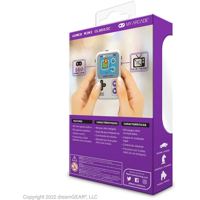 My Arcade Gamer Mini Classic 160-in-1 Portable Retro Handheld