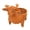 as shown#03, variant on Woven Storage Basket, Home Decor, Synthetic Rattan Animal Shaped Storage Bin Tabletop Turkey Silhouette Container for Living Room Pantry Snacks Dried Fruit
