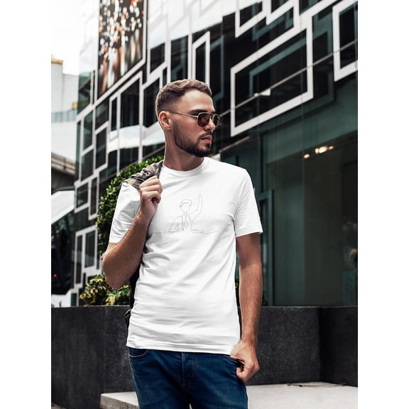 Boy Raising His Hand  Tee Men's -Image by Shutterstock