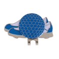 thumbnail image 2 of Clip de Sombrero con Marcador de Bola Magnética de Golf Diseño con Zapato de Correa con Clip Equipado Regalos para Golfista Azul Baoblaze Marcador de pelota de golf, 2 of 5