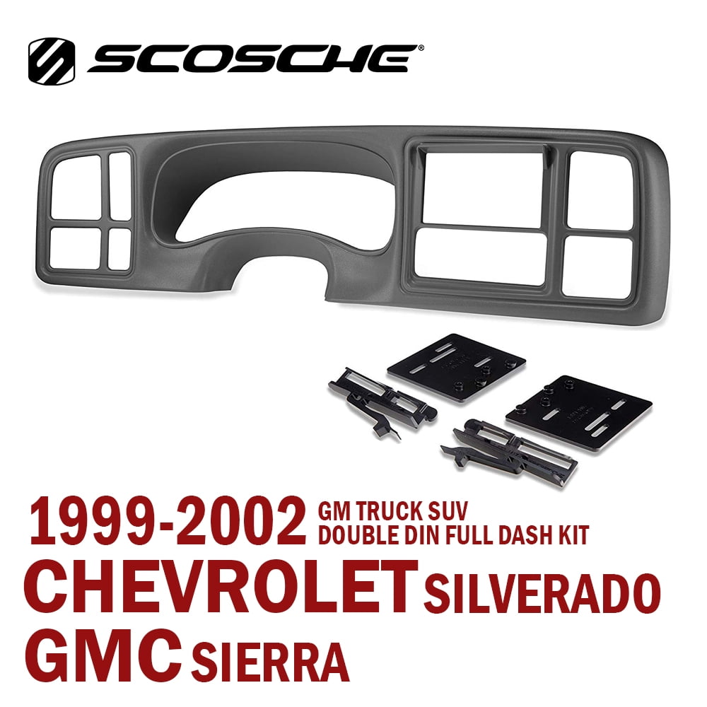 Scosche Car 2Din 19992002 GMC Sierra Chevrolet Silverado Stereo