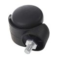 thumbnail image 5 of Threaded Stem Connector Twin-wel Black Chair Trolley Caster with 3/8 Threaded Stem, 5 of 5