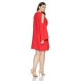 thumbnail image 3 of Rachel Roy Womens Plus V-Neck Bell Sleeve Wear to Work Dress, 3 of 3