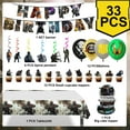 thumbnail image 5 of Call of Duty Party Decorations,33Pcs Call of Duty Birthday Decorations - Call of Duty Party Balloons & Call of Duty Banners Cake Toppers Tablecloth etc. Call of Duty Birthday Party Decorations, 5 of 7