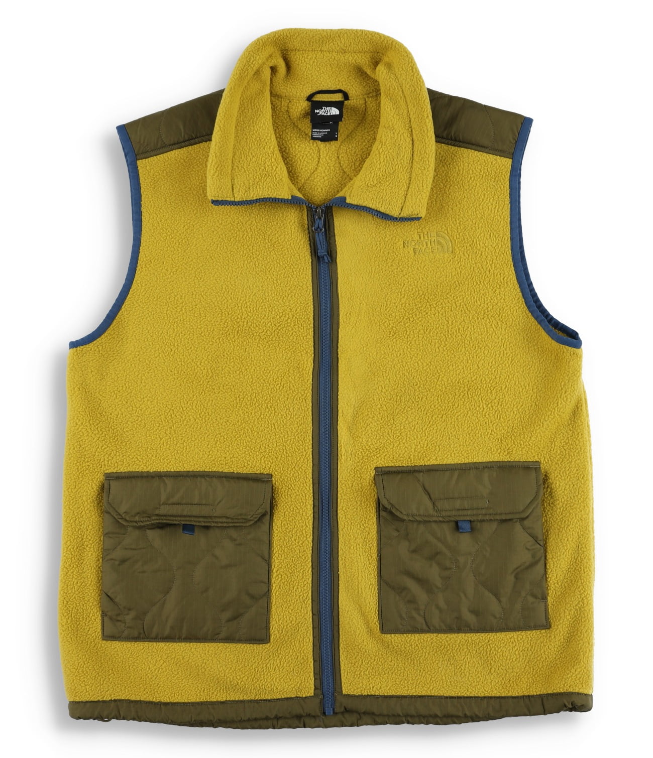 売れ筋商品お見逃しなく The Gold Vest Fleece Zip Full Arch Royal Men's Face North ベスト