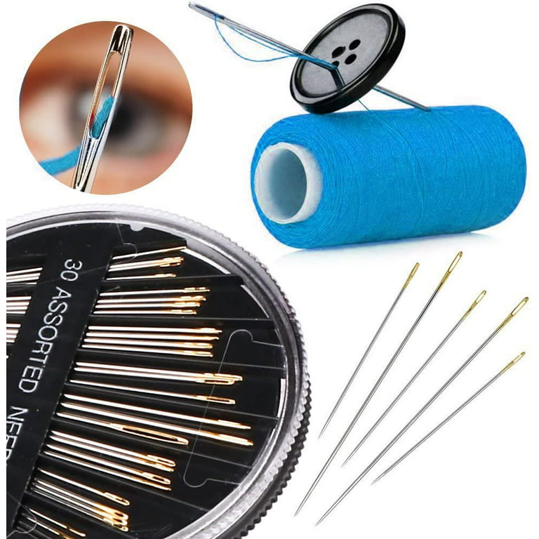 172 Pcs Adults Needle & Thread Sewing Kit Portable Basic Sewing Repair Kits