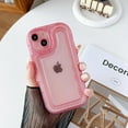 thumbnail image 3 of Compatible with iPhone 11 Case,Transparent Candy Color Bumper Shockproof Silicone Phone Case for iPhone 11,Pink, 3 of 11