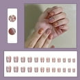 thumbnail image 4 of FSTDelivery 24PCS Red Gel Press on Nails Set for Women,Firework Square Fake Nails Cat Eye Acrylic Shine Glossy Stick on Nails for Office Daily Wedding,Handmade Full Nail Wrap Valentine's Holiday Gift, 4 of 8