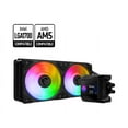 thumbnail image 1 of MSI MPG CoreLiquid D240, AIO Liquid CPU Cooler, 2.4" IPS Display 240mm Radiator, Dual 120mm PWM Fans, ARGB, 1 of 5