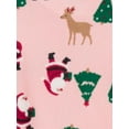 thumbnail image 4 of Carter's Child of Mine Toddler Holiday Pajama Sleeper, One-Piece, Sizes 12M-5T, 4 of 7