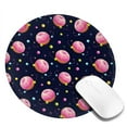 thumbnail image 2 of Disketp Cartoon Donut Planets Small Mouse Pad 7.9x7.9 Inches,Washable Round Mousepad for Office Laptop Computer,Non-Slip Rubber Base Mouse Pads for Wireless Mouse, 2 of 8
