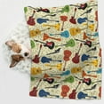 thumbnail image 6 of Pofeuu Different Kind Of Guitars Print Puppy Blanket,Dog Blankets,Pet Blanket Cozy Cat Blankets for Indoor Cats, Fuzzy Pet Blanket for Kitten Doggy Dog Blankets-Small, 6 of 8