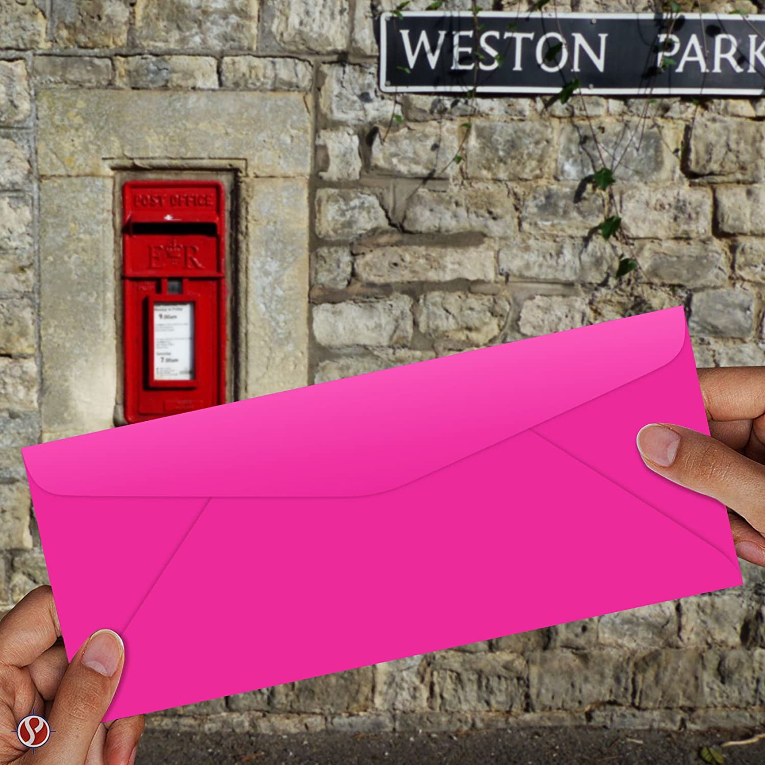 Fuchsia #10 Business Color Mailing Envelopes | 4 1/8 X 9 ½ inches | 24lb Bond Bright Color Paper (90 GSM) | 50 Envelopes Per Pack