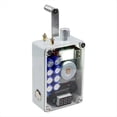 thumbnail image 3 of Generador Manual de 8 Condensadores con Carga USB, Herramienta de Emergencia para Acampar Al Aire Libre. Se Enciende Durante 2 Minutos y Se Enciende de 40 A 50 Veces., 3 of 5
