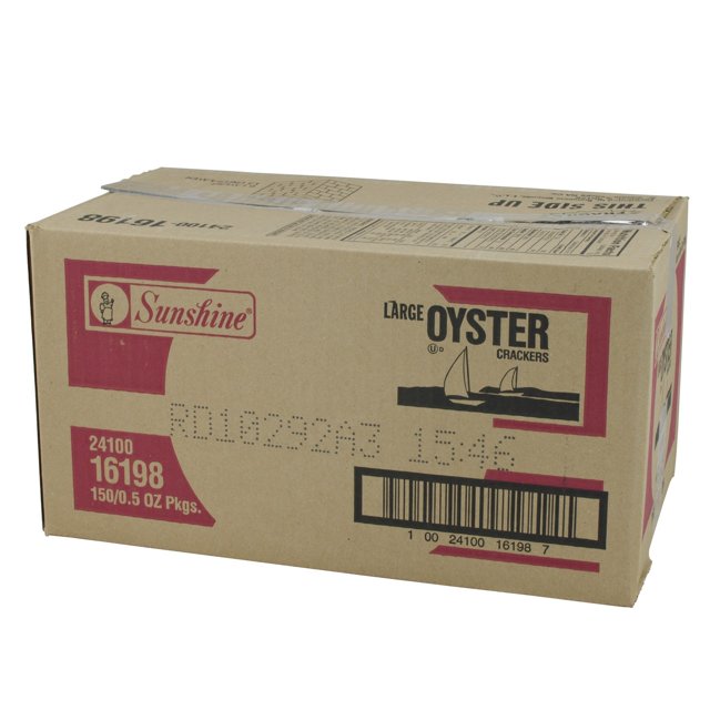 Keebler Large Oyster Crackers, 0.5Ounce Single Serve Packs (Pack of 150)