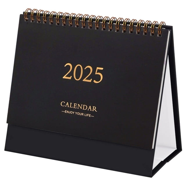 Desktop Calendar Stand Up Desktop Year Calendar Table Paper Calendar Daily Scheduler Monthly Pages Easel Calendar