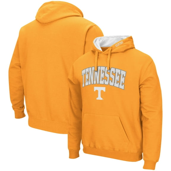 Men's Colosseum Tennessee Orange Tennessee Volunteers Arch & Logo 3.0 Pullover Hoodie