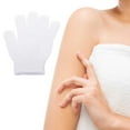 thumbnail image 2 of Exfoliating Bath Gloves Deep Cleansing Dual Texture Body Scrub Mitts for Dead Skin Removal Machine Washable with Hanging Loop for Shower Spa Massage and Dry Brushing for Women and Men, 2 of 4