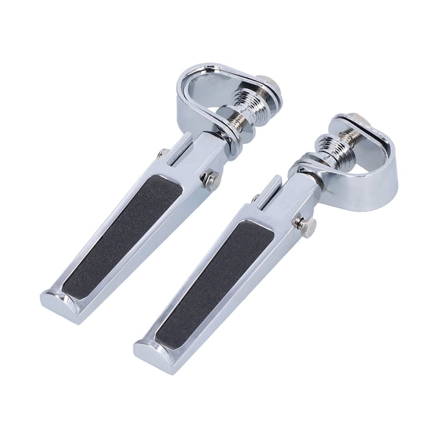 Pedal de reposapiés con clavijas de galvanoplastia para protectores de motor de 1‑1‑1/4 pulgadas de repuesto para FXDFSE FLHTCSE FLHRSEI Jadeshay A