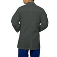 thumbnail image 3 of Panda Uniform by HeedFit Men's Lab Coat, 3 Pockets, Button Front, 31", L, Charcoal., 3 of 6