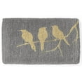 thumbnail image 3 of Fab Habitat Extra Thick Doormat - Handwoven, Durable - Natural Coir - Entryway, Front Door, Porch, Patio - Birds on Branch Gray (18" x 30" Thick), 3 of 8