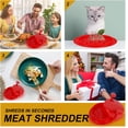 thumbnail image 6 of Chicken Shredder, Chicken Shredder Tool, Meat Shredder, Chicken Shredder Tool Twist, Meat Shredder Tool Twist, Chicken Grinder, Red, 6 of 6