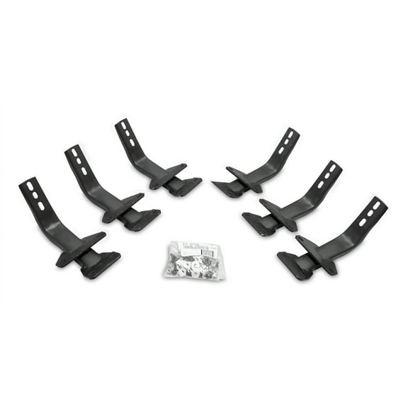 Go Rhino 6841555 OE Xtreme Cab Length Side Steps - MOUNTING BRACKETS ONLY For 15-24 F-150, F-250 Super Duty, F-350 Super Duty