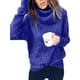 thumbnail image 1 of Sexy Dance Jersey suéteres de punto de Color sólido suéter de manga larga prendas de punto Jumper Tops mujeres cuello alto cálido, 1 of 2