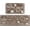 -, variant on Brown Farmhouse Kitchen Rugs Sets of 2, Kitchen Rules Washable Anti Fatigue Runner Mats for Floor, Non Slip Comfort Standing Holiday Decor Mat for Sink, Laundry, Office 17"x 47" 17"x 30"