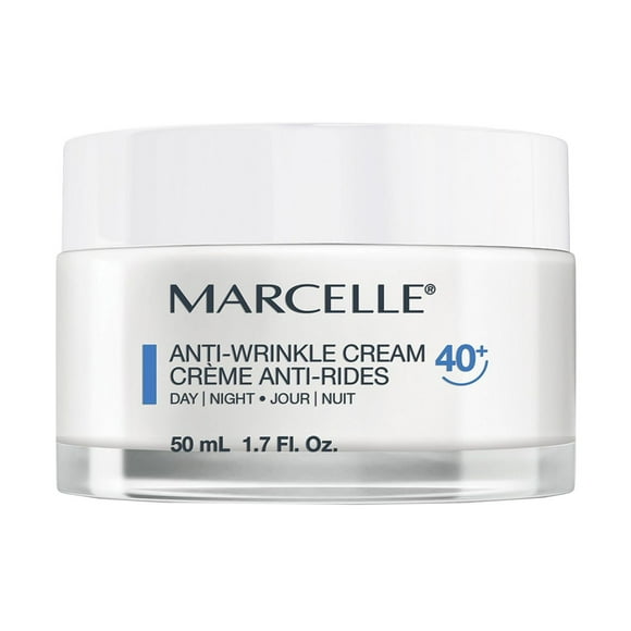 Marcelle Anti-Wrinkle Cream 40+ with Collagen, Hydrating. Smoothing. Revitalizing.