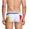 thumbnail image 3 of Kakii Men's Quick Dry Swim Briefs Bikini Swimsuit Board Shorts with Adjustable Drawstring, 3 of 4