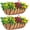 4, variant on 2 Pack 36" Railing Planter Window Box with Coco Fiber Liner Horse Trough Planter The Railing Planter Boxes for Deck Porch Fence Outdoor