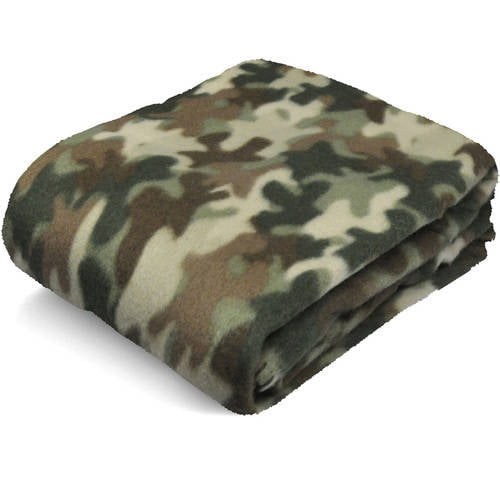 New Mainstays Camouflage Super Soft Fleece Throw 