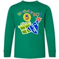 thumbnail image 3 of Inktastic Birthday Boy 5th Birthday Long Sleeve Youth T-Shirt, 3 of 5