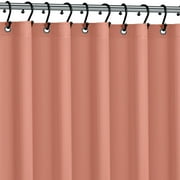 Elaine Karen Vinyl Shower Curtain Liner Premium PVC-Free Shower Liner, 72"W x 72"H (Peach)