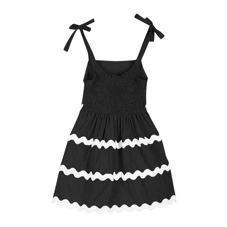 eczipvz Girls Easter Dress Maxi Tween Girls Elegant Flutter Sleeve Dresses  Preppy Dress Black,3-4 Years - Walmart.com