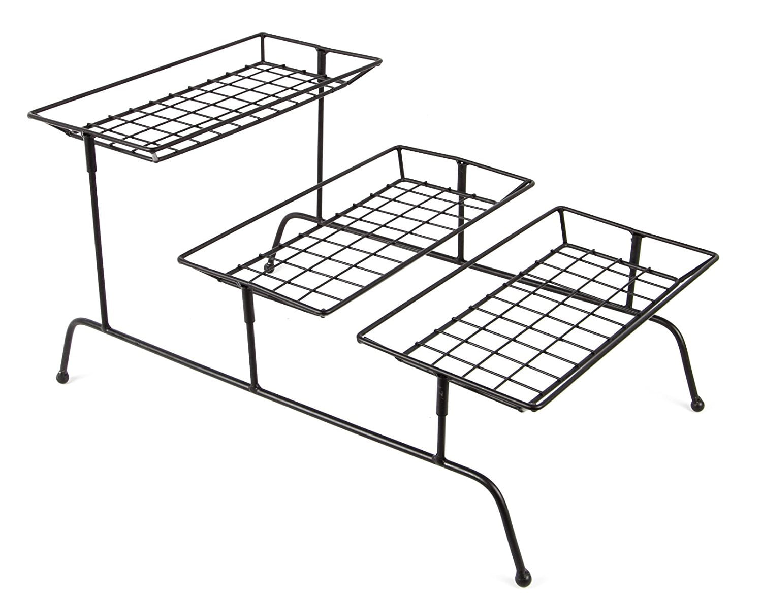 JMiles UHSR265 ThreeTiered Serving Rack Three Tier Countertop