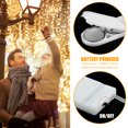 thumbnail image 3 of Muyoka 20pcs LED Alambre de cobre Luces de hadas estrelladas 3.2 pies 10LED Luces de hadas de hadas Funciona con batería con batería CR2032 para la decoración del dormitorio Árbol de Navidad Banquete Muyoka Hogar, 3 of 6