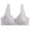 A1-NSLGXD Aa Purple Bras for Women, variant on 3pc Bras for Older Women Plus Size Wireless Front Closure Bra Comfort Full Coverage Lace Patchwork Everyday Bralette for Senior Black Bras,Size M-5XL